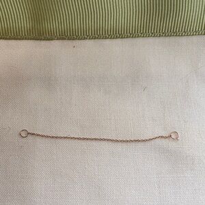 Delicate 14k Rose Gold Chain Extension